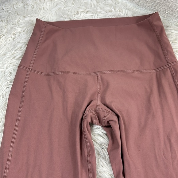 Lululemon Wunder Under HR Crop 23" *Updated Scallop Full-On Luxtreme Spiced Chai - Picture 3 of 8